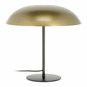 Lampa stołowa w kolorze złota z metalowym kloszem (wys. 34 cm) Carlisa – Kave Home obraz