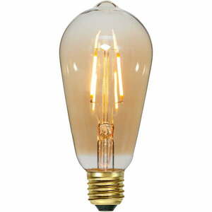 Żarówka filamentowa LED o ciepłej barwie z gwintem E27, 1 W Plain Amber – Star Trading obraz