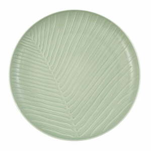 Zielono-biały porcelanowy talerz deserowy Villeroy & Boch It’s my match, ø 24 cm obraz