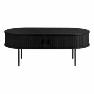 Czarny stolik 60x120 cm Nola – Unique Furniture obraz