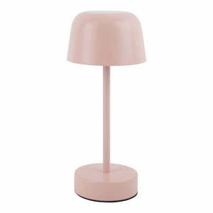 Jasnoróżowa lampa stołowa LED (wys. 28 cm) Brio – Leitmotiv obraz