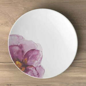 Biało-różowy porcelanowy talerz ø 21, 2 cm Rose Garden − Villeroy&Boch obraz