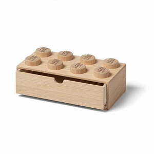 Dziecięcy pojemnik z drewna dębowego LEGO® Wood obraz