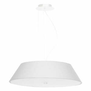 Biała lampa wisząca ze szklanym kloszem ø 60 cm Hektor – Nice Lamps obraz