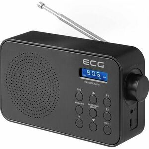 ECG R 105 radio, czarny obraz