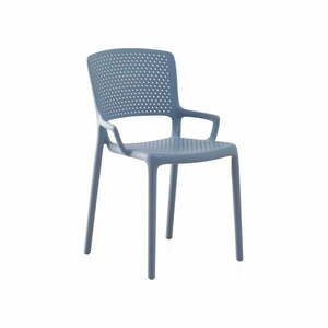 Niebieskie plastikowe krzesła zestaw 4 szt. Gaia – Geese obraz