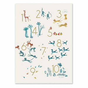Obrazek dziecięcy 50x70 cm Numbers – Moulin Roty obraz
