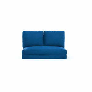 Niebieska rozkładana sofa 120 cm Taida – Balcab Home obraz