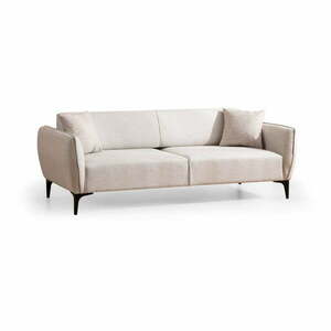 Kremowa sofa 220 cm Belissimo – Balcab Home obraz