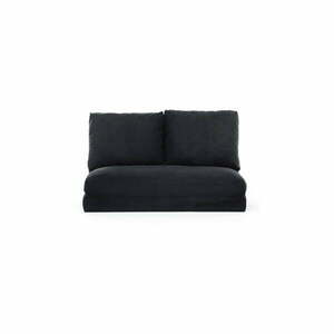 Czarna rozkładana sofa 120 cm Taida – Balcab Home obraz