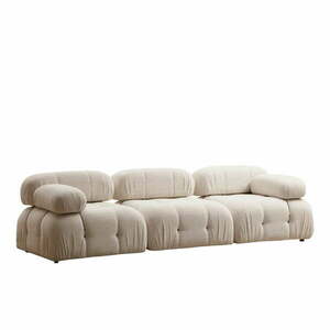 Kremowa sofa z materiału bouclé 288 cm Bubble – Artie obraz