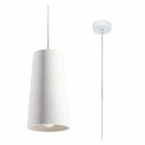 Biała ceramiczna lampa wisząca Nice Lamps Armica obraz