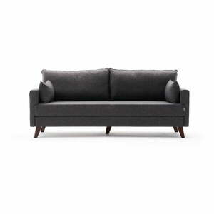 Antracytowa rozkładana sofa 208 cm Bella – Balcab Home obraz
