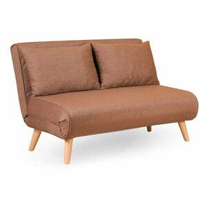 Brązowa rozkładana sofa 120 cm Folde – Artie obraz