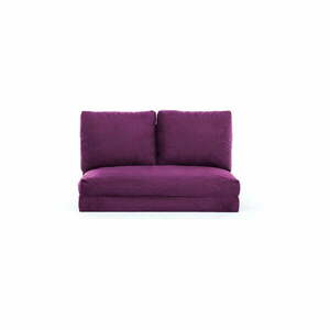 Fioletowa rozkładana sofa 120 cm Taida – Balcab Home obraz