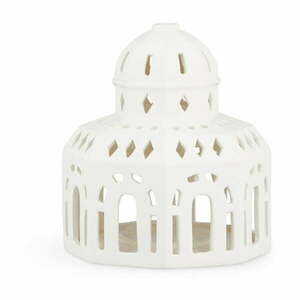 Biały ceramiczny świąteczny świecznik Kähler Design Lighthouse, ø 12 cm obraz