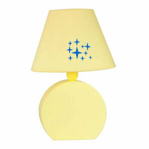 Jasnożółta lampa dziecięca ø 18 cm Ofelia – Candellux Lighting obraz