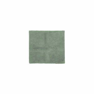 Zielony bawełniany dywanik łazienkowy Tiseco Home Studio Luca, 60x60 cm obraz