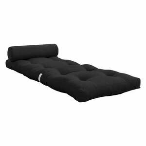 Czarnoantracytowy materac futon 70x200 cm Wrap Dark Grey – Karup Design obraz