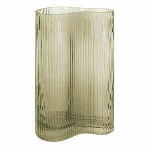 Zielony szklany wazon PT LIVING Wave, wys. 27 cm obraz