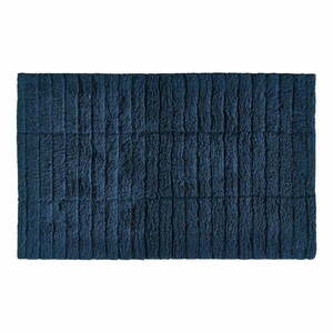 Niebieski dywanik łazienkowy 80x50 cm Tiles − Zone obraz