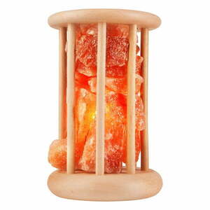 Pomarańczowa lampa solna, wys. 24 cm Sally – LAMKUR obraz