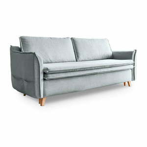 Jasnoszara rozkładana sofa 225 cm Charming Charlie – Miuform obraz