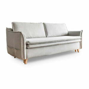 Kremowa rozkładana sofa 225 cm Charming Charlie – Miuform obraz