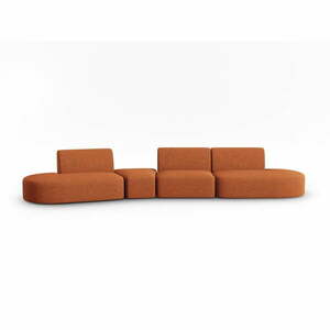 Pomarańczowa sofa 412 cm Shane – Micadoni Home obraz