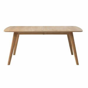 Stół rozkładany z litego drewna dębowego Unique Furniture Rho, 150x90 cm obraz