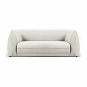 Beżowa aksamitna sofa 190 cm Lando – Micadoni Home obraz