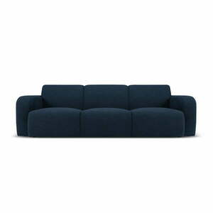 Ciemnoniebieska sofa z materiału bouclé 235 cm Molino – Micadoni Home obraz