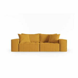Żółta sofa 212 cm Mike – Micadoni Home obraz
