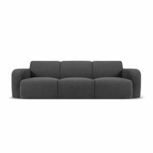 Ciemnoszara sofa z materiału bouclé 235 cm Molino – Micadoni Home obraz
