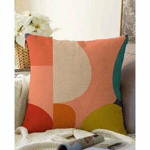 Poszewka na poduszkę z domieszką bawełny Minimalist Cushion Covers Circles, 55x55 cm obraz