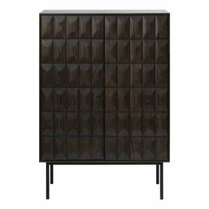 Ciemnobrązowa szafka 90x130 cm Latina – Unique Furniture obraz