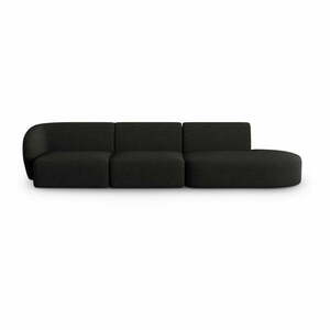 Czarna sofa 302 cm Shane – Micadoni Home obraz