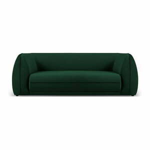 Zielona aksamitna sofa 225 cm Lando – Micadoni Home obraz