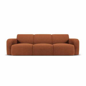 Brązowa sofa z materiału bouclé 235 cm Molino – Micadoni Home obraz