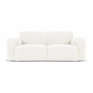 Biała sofa z materiału bouclé 170 cm Molino – Micadoni Home obraz