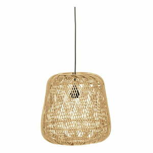 Naturalna lampa wisząca z bambusu WOOOD Moza, ø 36 cm obraz