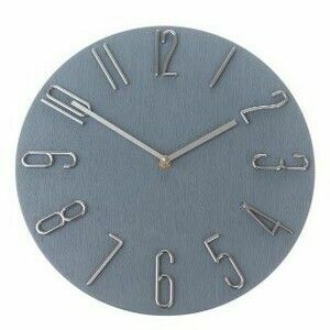 Zegar ścienny Berry grey, śr. 30, 5 cm, plastik obraz