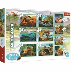 Trefl Puzzle Dinozaury, 10w1 obraz