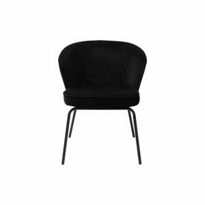 Czarne aksamitne krzesła zestaw 2 szt. Admit – BePureHome obraz