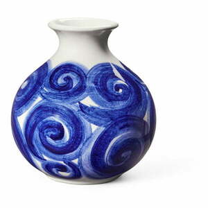 Niebieski kamionkowy ręcznie malowany wazon Tulle – Kähler Design obraz