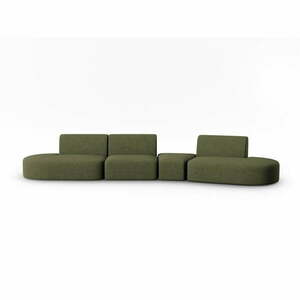 Zielona sofa 412 cm Shane – Micadoni Home obraz