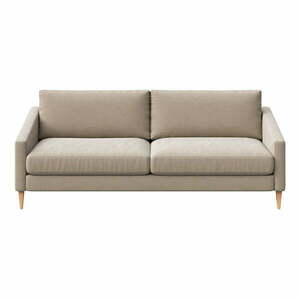 Beżowa aksamitna sofa 200 cm Karoto – Ame Yens obraz