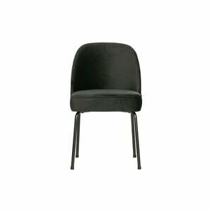 Czarne aksamitne krzesła zestaw 2 szt. Vogue – BePureHome obraz