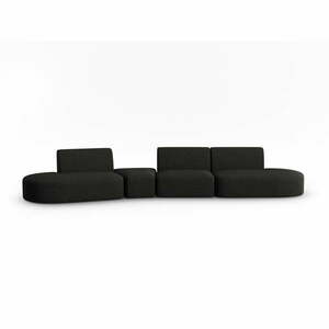 Czarna sofa 412 cm Shane – Micadoni Home obraz