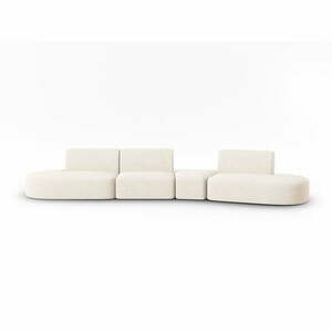 Kremowa sofa 412 cm Shane – Micadoni Home obraz